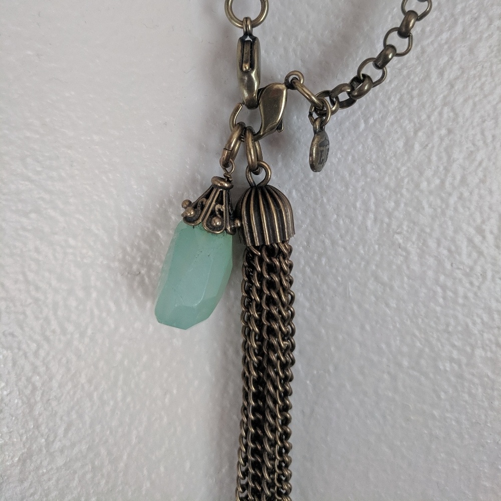 Lenny and Eva Charm Pendant Necklace Bronze